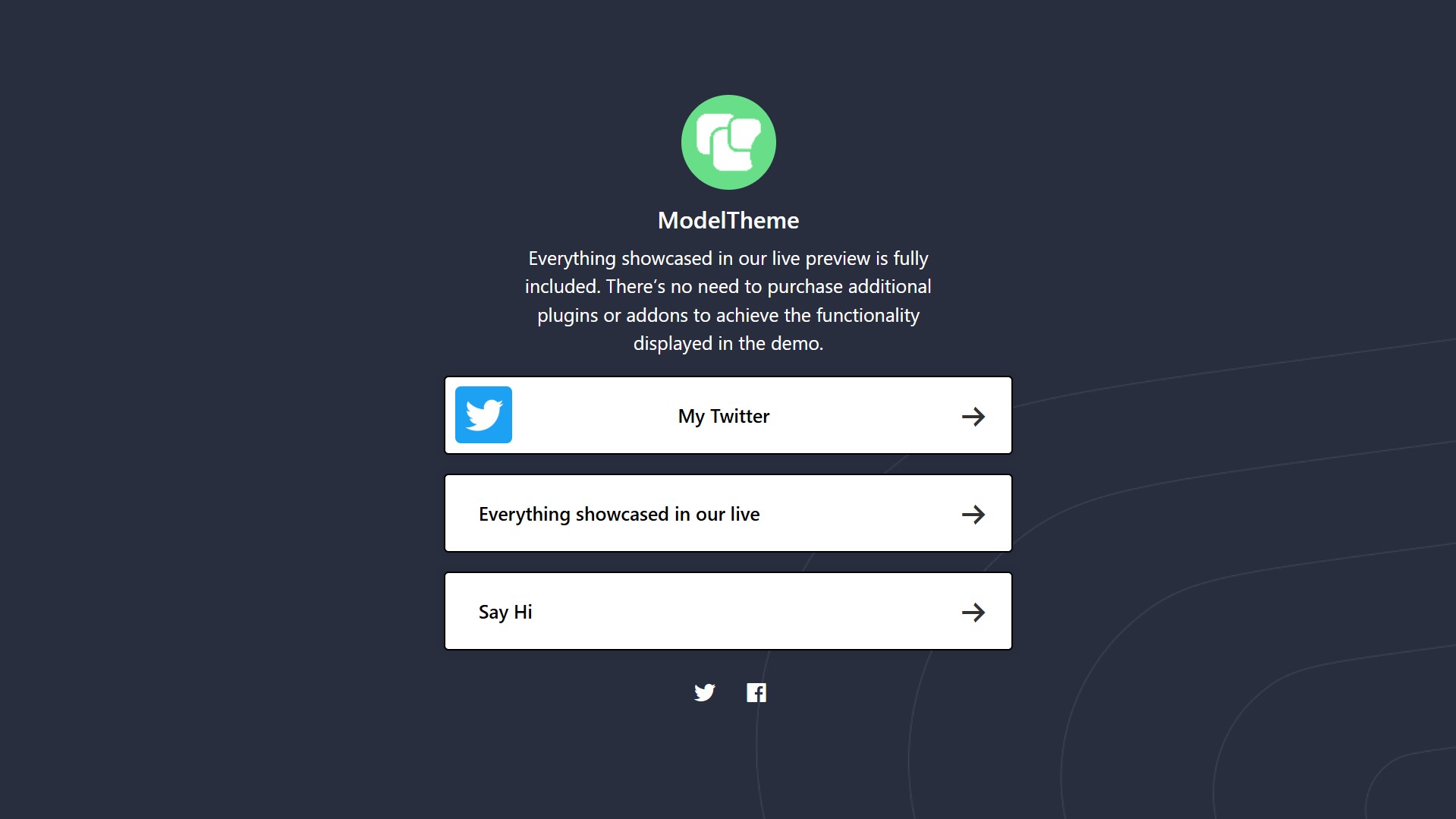 Created page preview