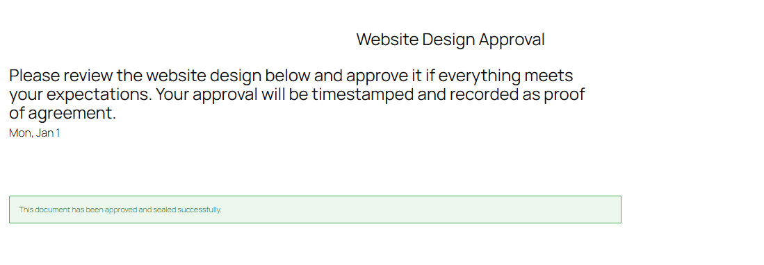 Approval form modal