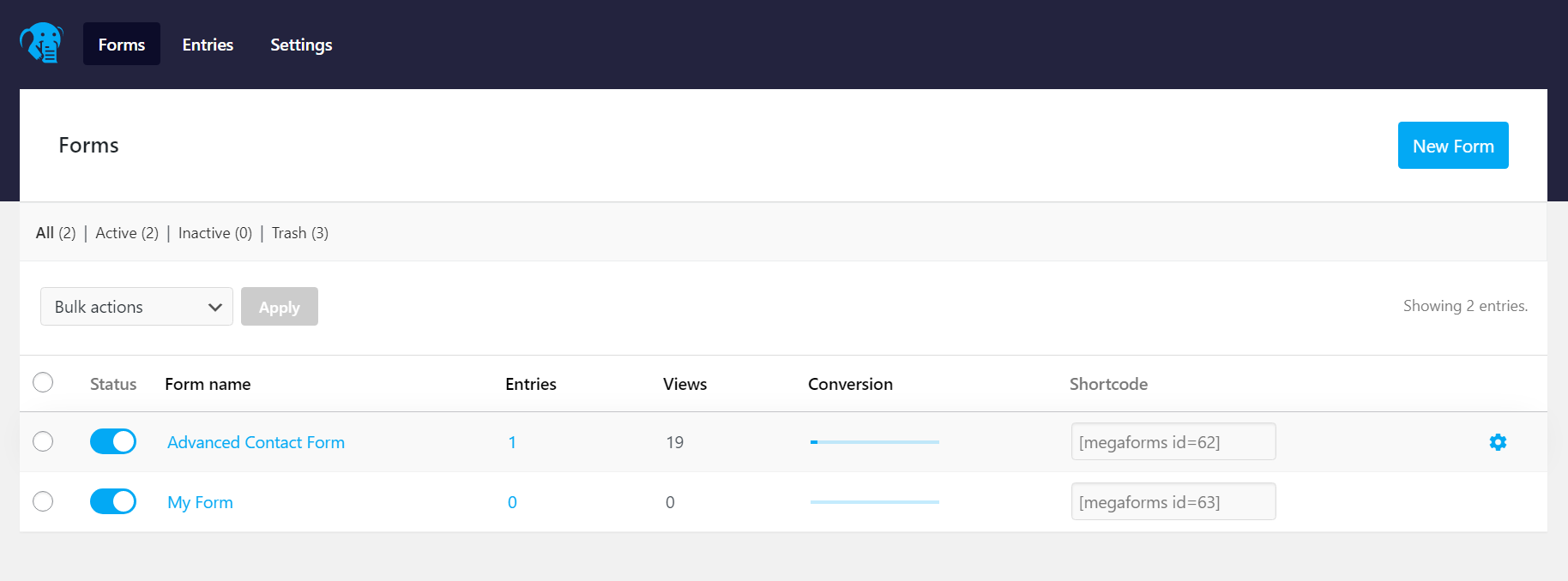 Mega Forms Drag & Drop forms builder