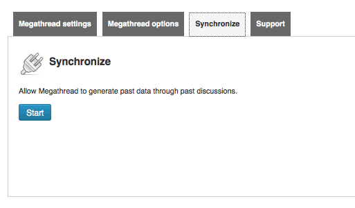 Be sure and use "Synchronization" to update pre-existing discussions into your profile.