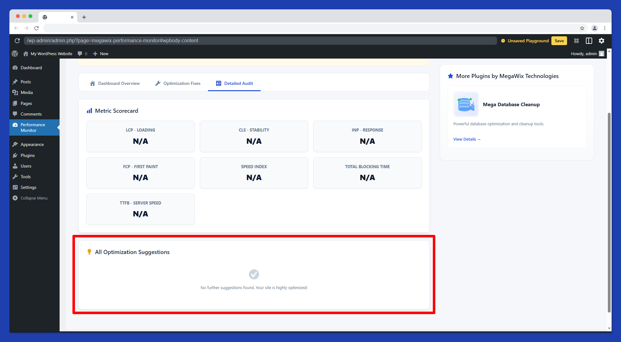 Optimization Opportunities – Actionable recommendations to improve your PageSpeed score instantly.