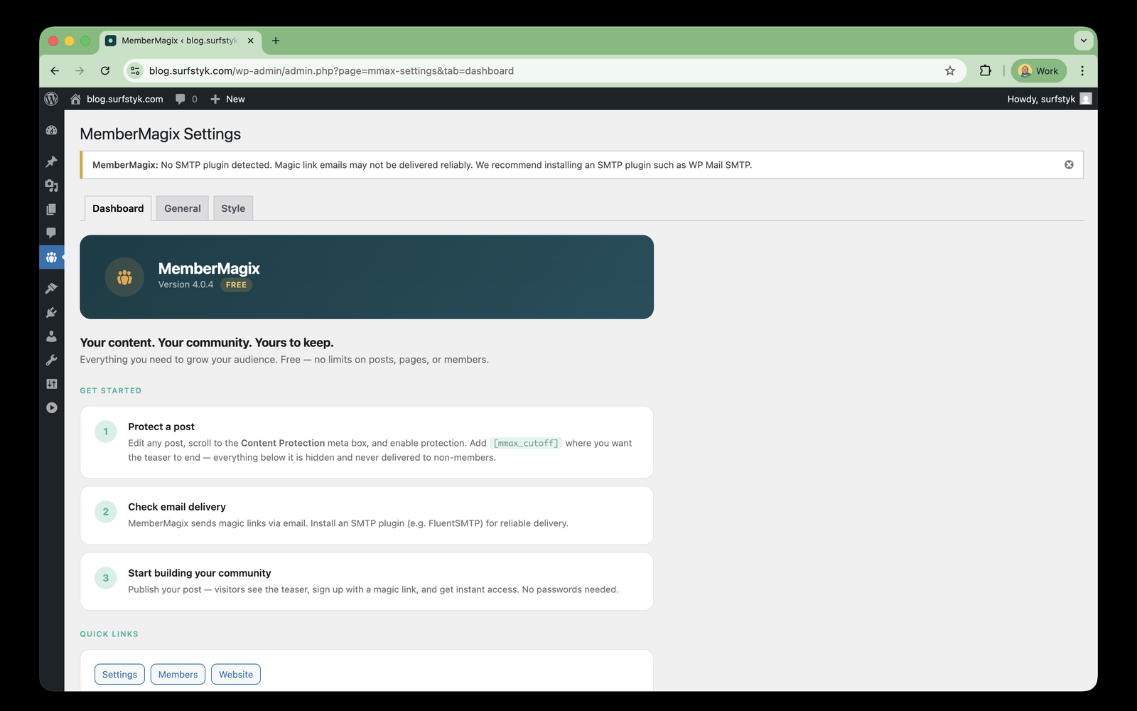 Bulk content protection interface