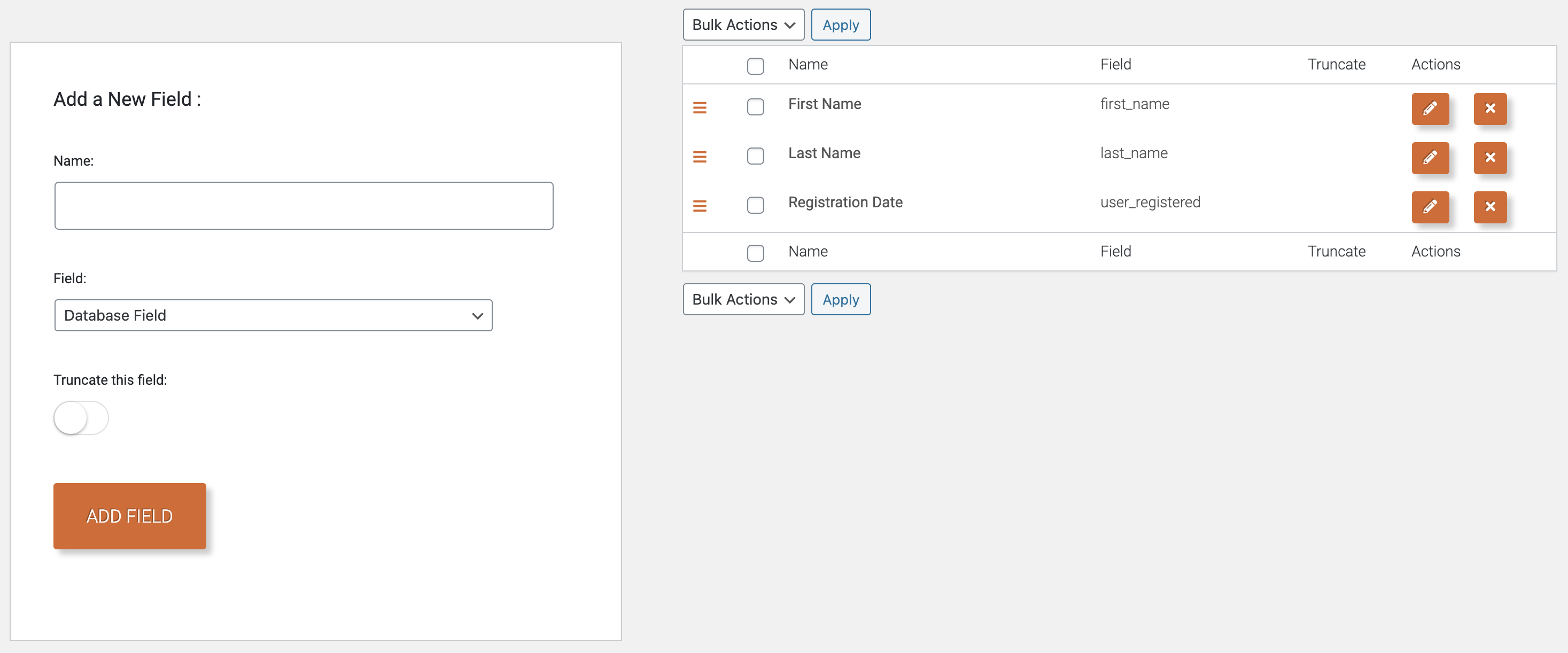 Customize which user meta fields are displayed