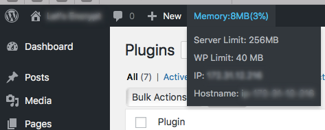 Show more details then just memory usage