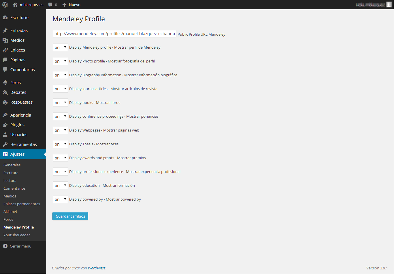 Plugin Adjustments
