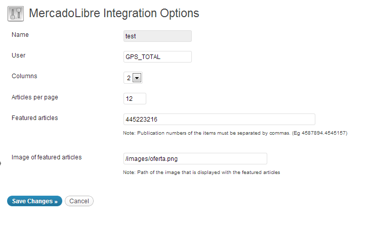 add/modified a catalog.