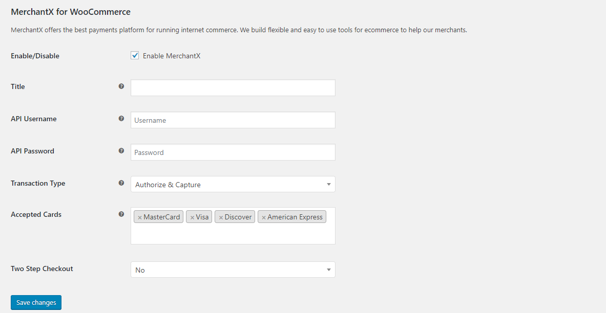 Manage Gateway Settings