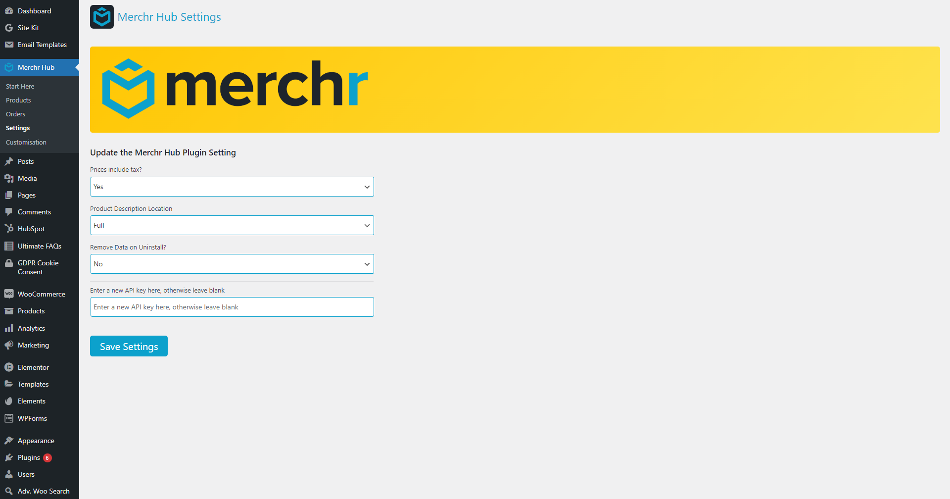 Configure the Merchr Hub plug-in to work for you.