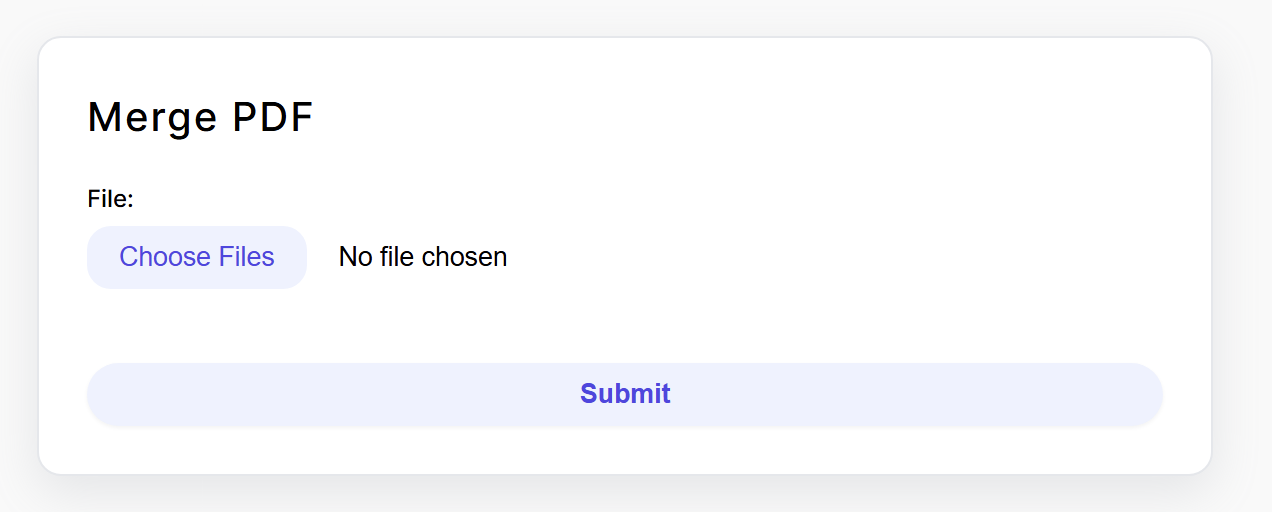 Front-End View - Example of the merging widget in action.