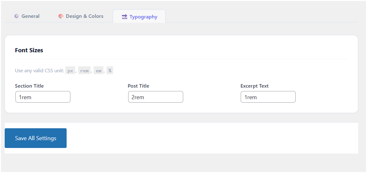 Design 3 – Solid color card with featured image on the left and arrow CTA.
