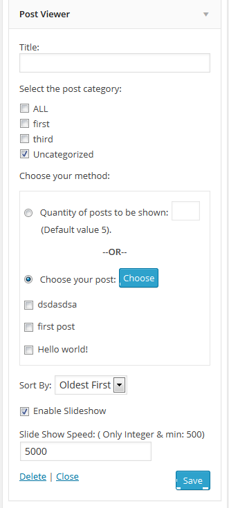 This is the dashboard display of the plugin.
