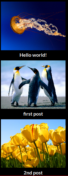 This is the web page post display without slideshow.