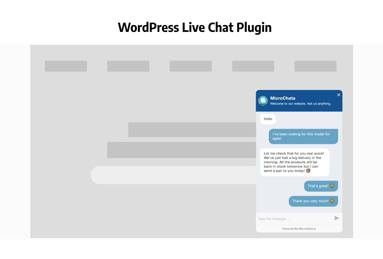 Allow your website visitors to contact you at any time with the WordPress Live Chat Plugin.