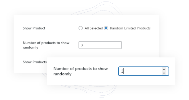 Control the Number of Products to Display
