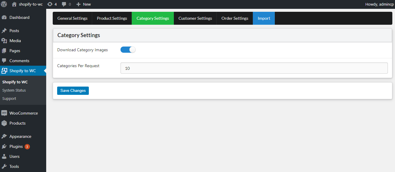 Order Settings