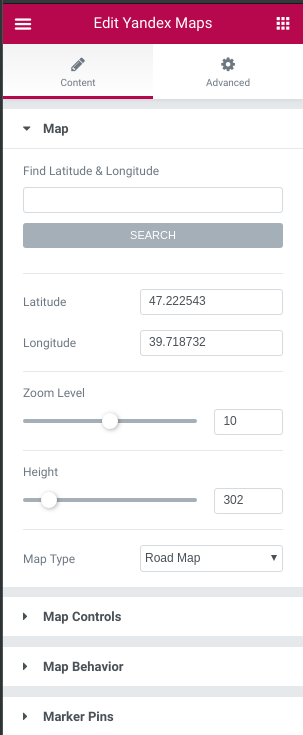 Admin settings appearance