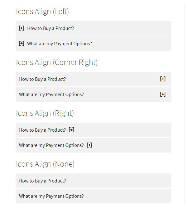 Basic FAQ Layout