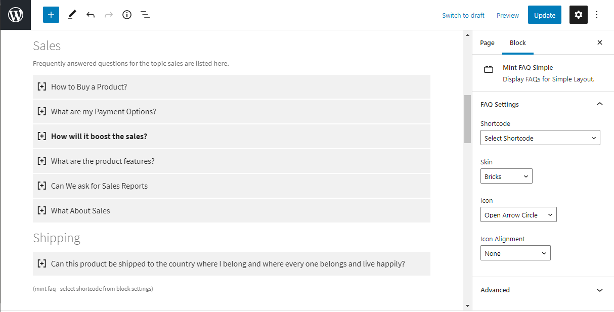 FAQ List