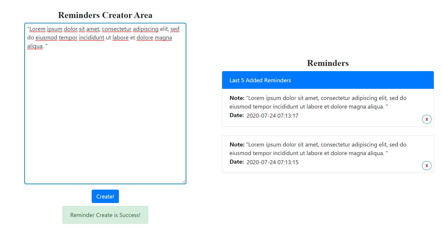 An image from the setting panel of the "MK Reminders Creator" plug-in.