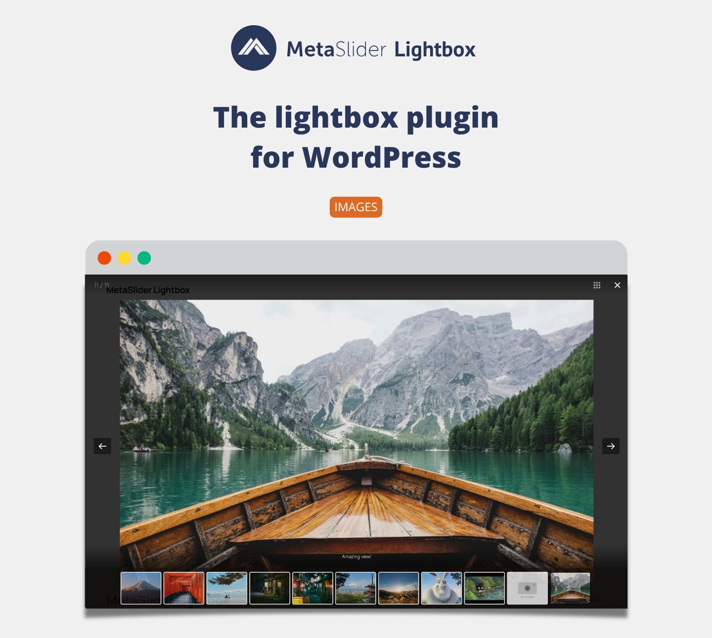 MetaSlider Lightbox creates beautiful full-screen displays