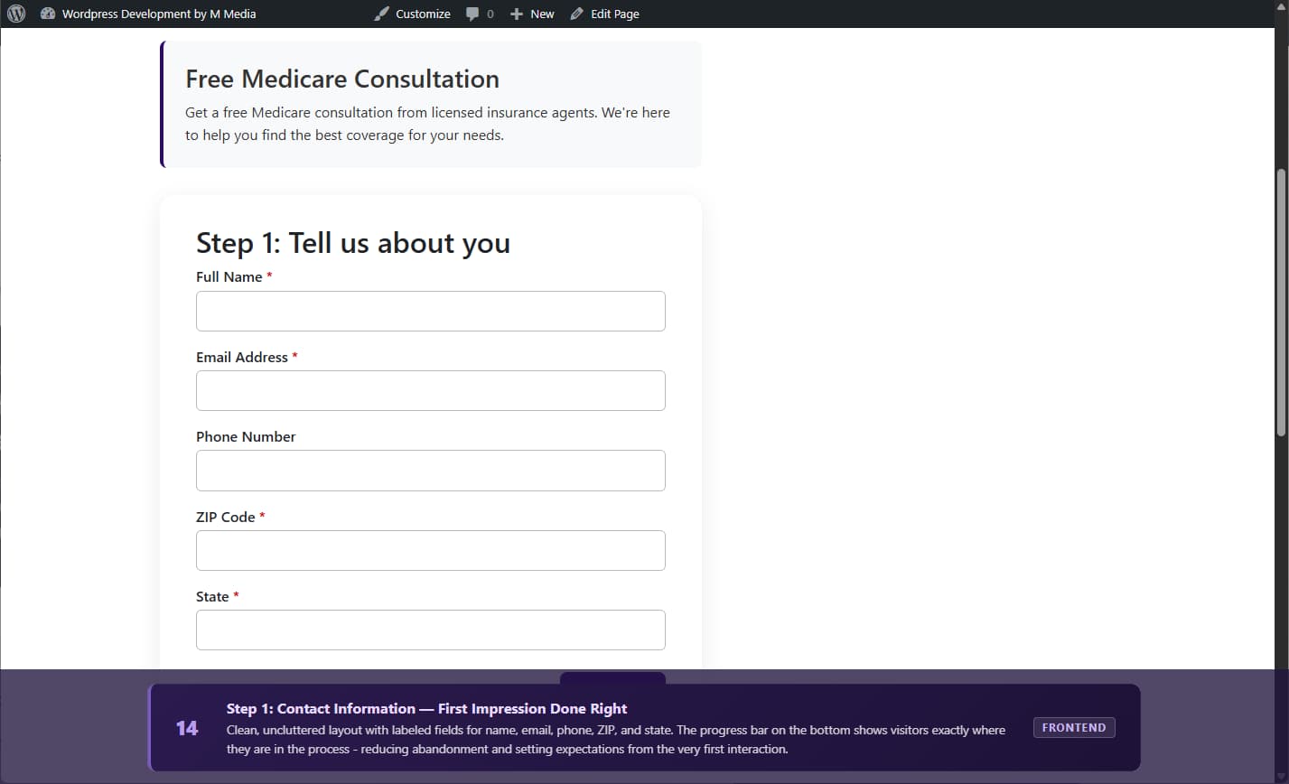 Step 5: Final Questions — preferences and privacy consent