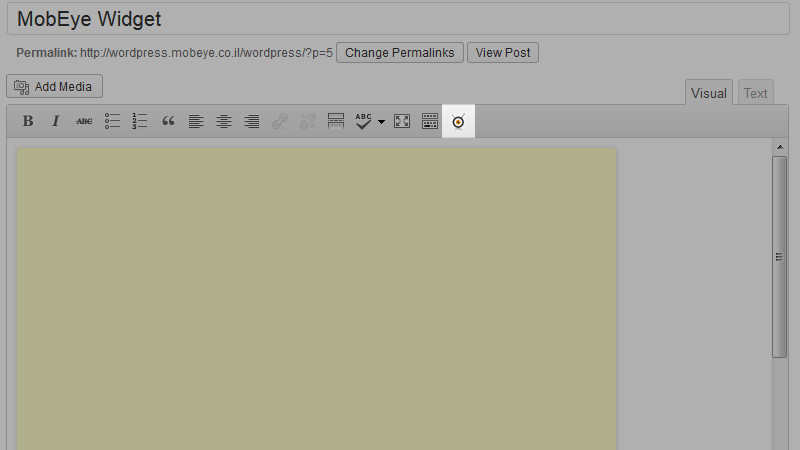 Widget button.