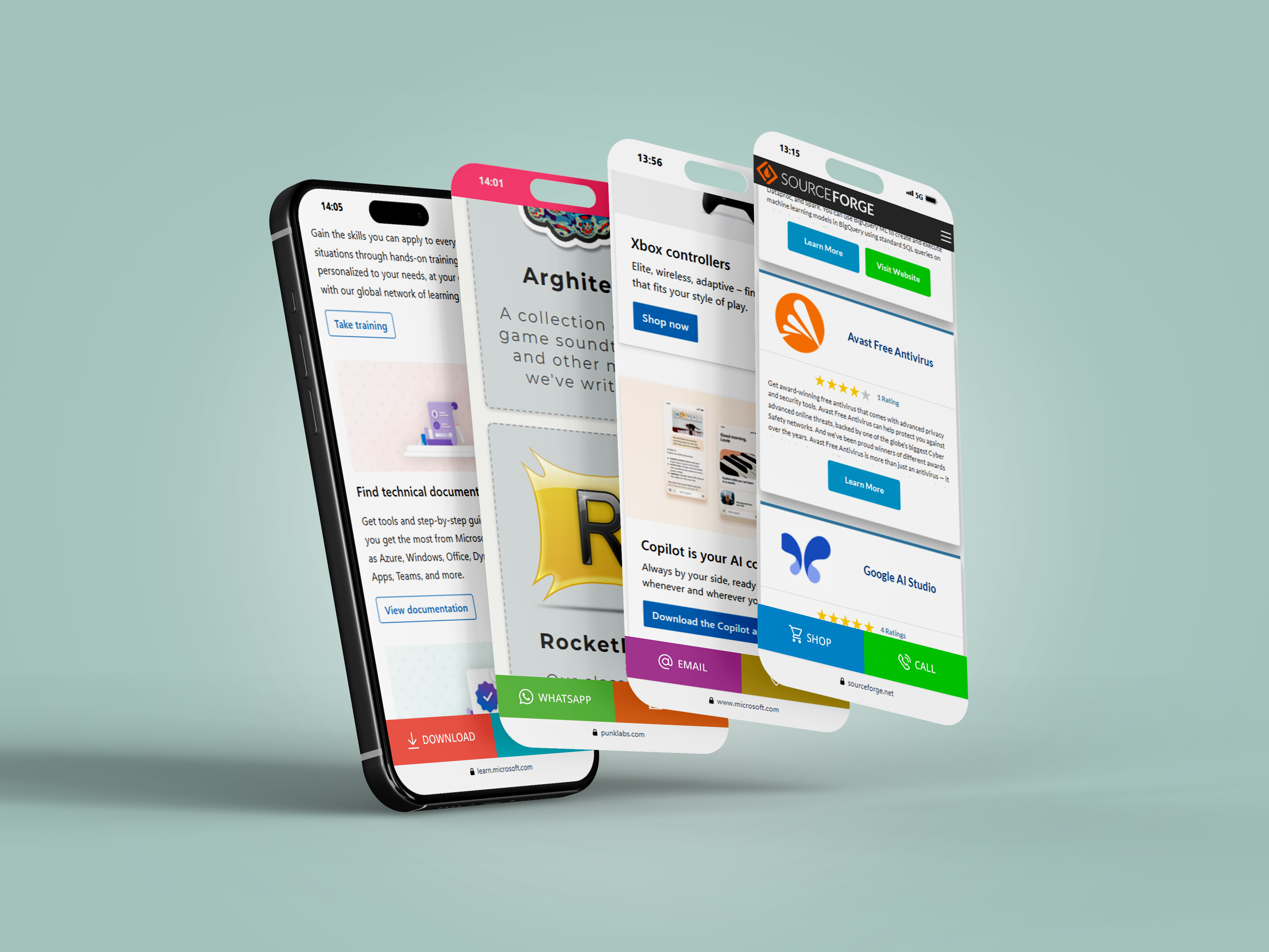 Example of work on the site