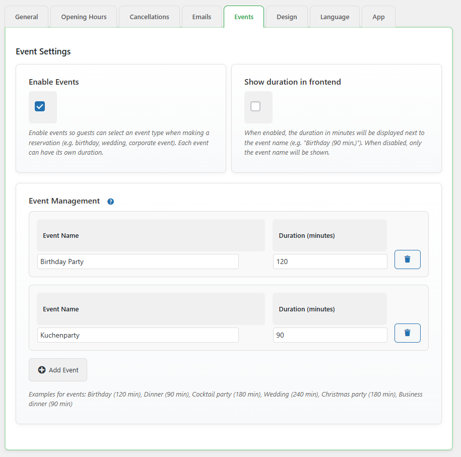 Cancellation settings for self-cancellation by guests. (Pro)