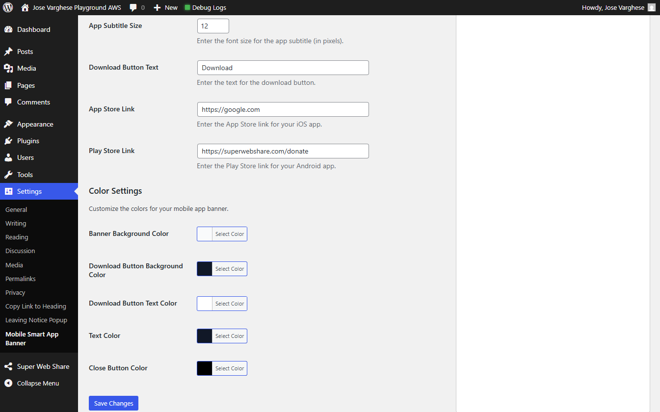 **Color Customization Options** - Full color control for brand matching and option to change the download button text