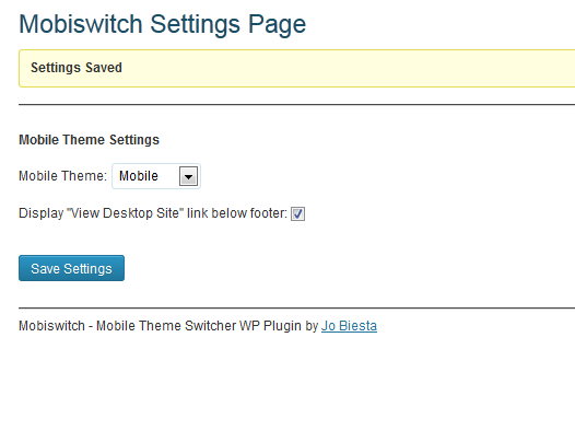 Administration Interface.