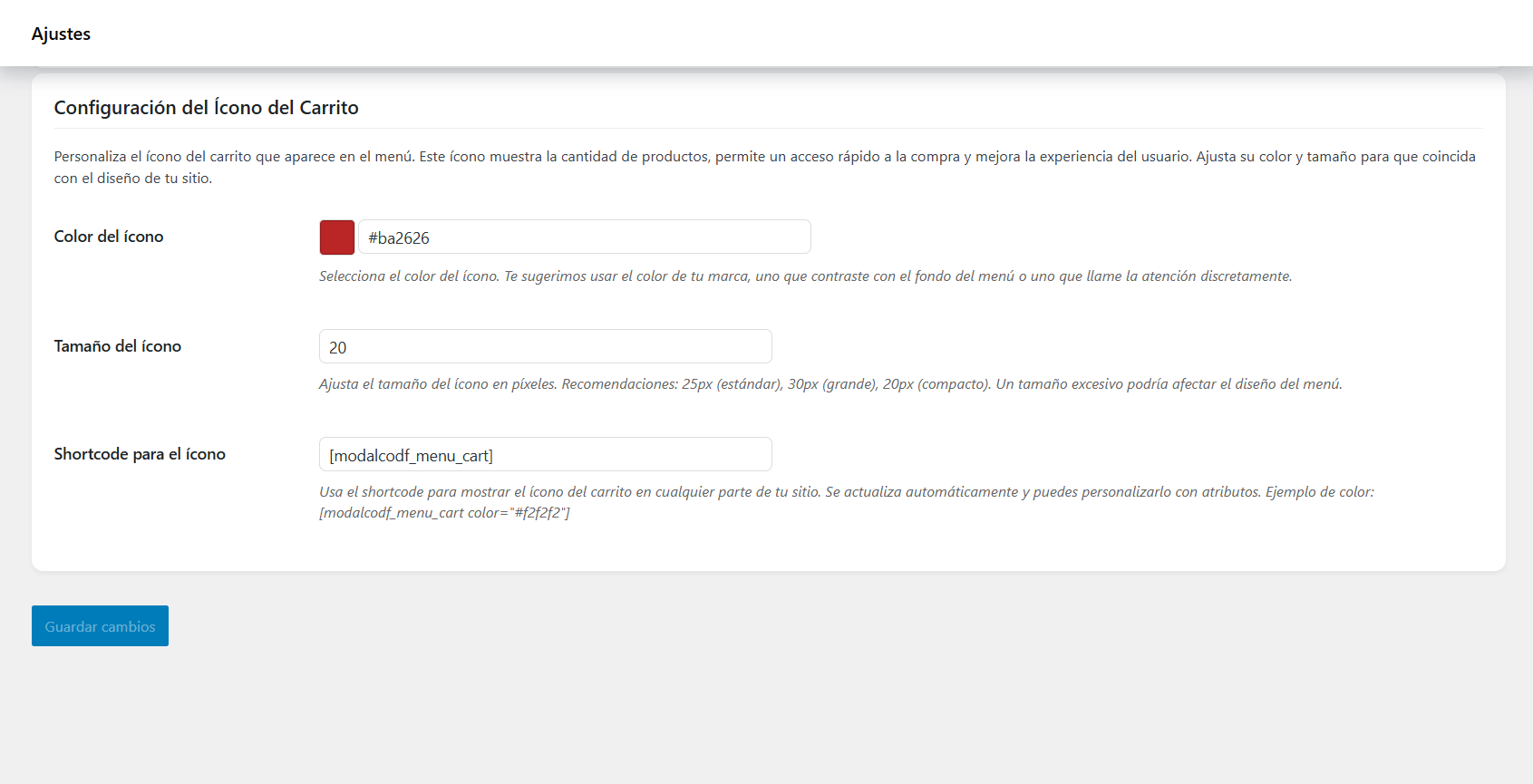 Pie de formulario Modal COD Form