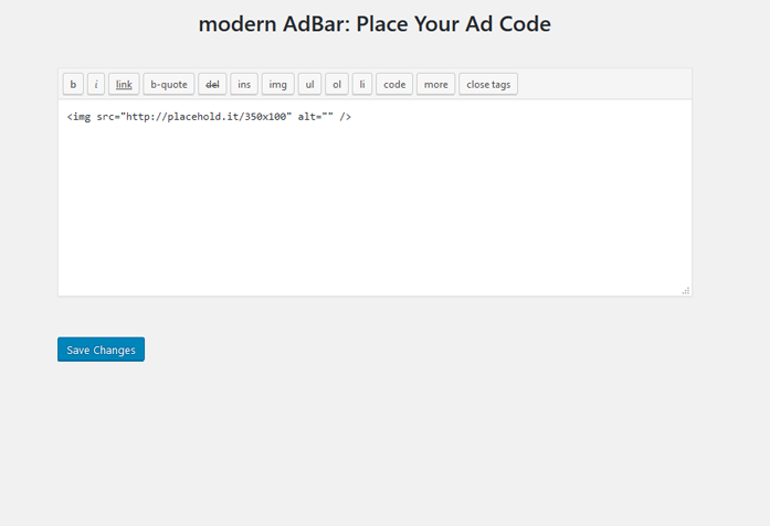 Place Your Advertise Code.