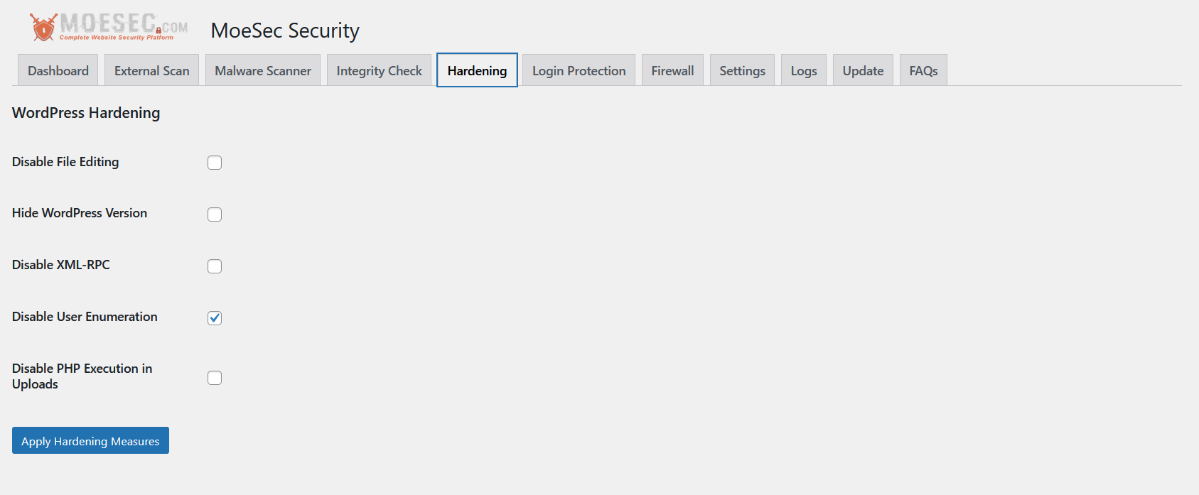 Firewall Settings