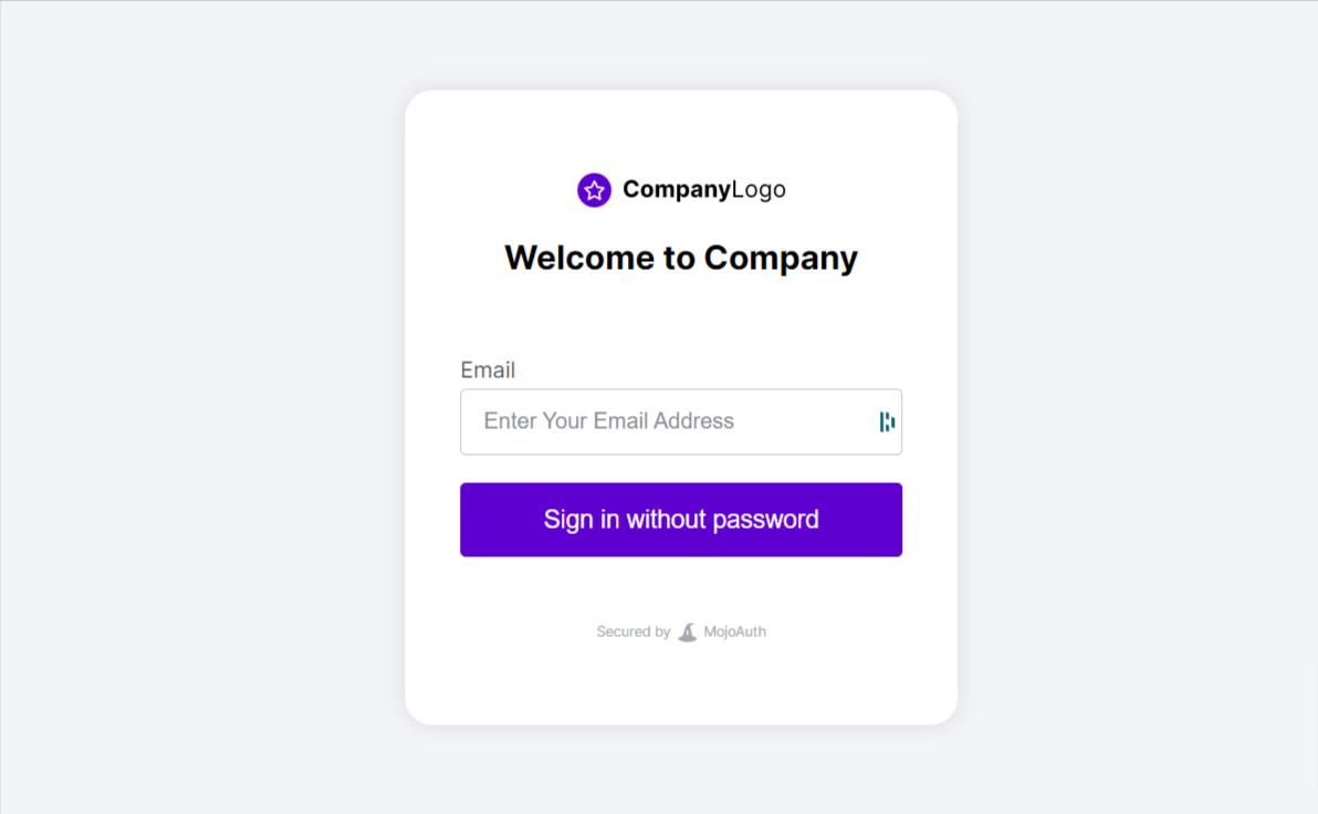 Screenshot2 : Login Page