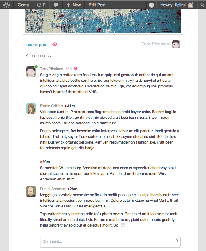 Commenting