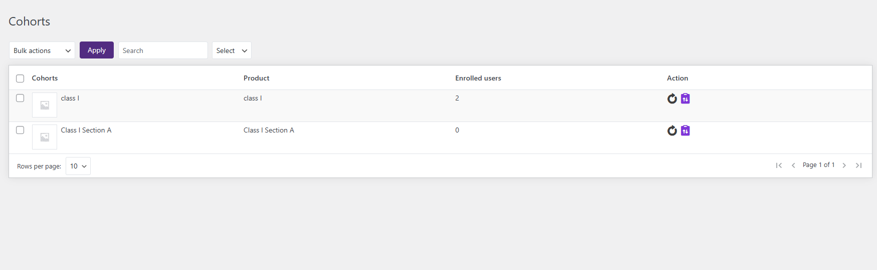 Click "Sync Now" to synchronize users between Moodle and WordPress according to their roles.