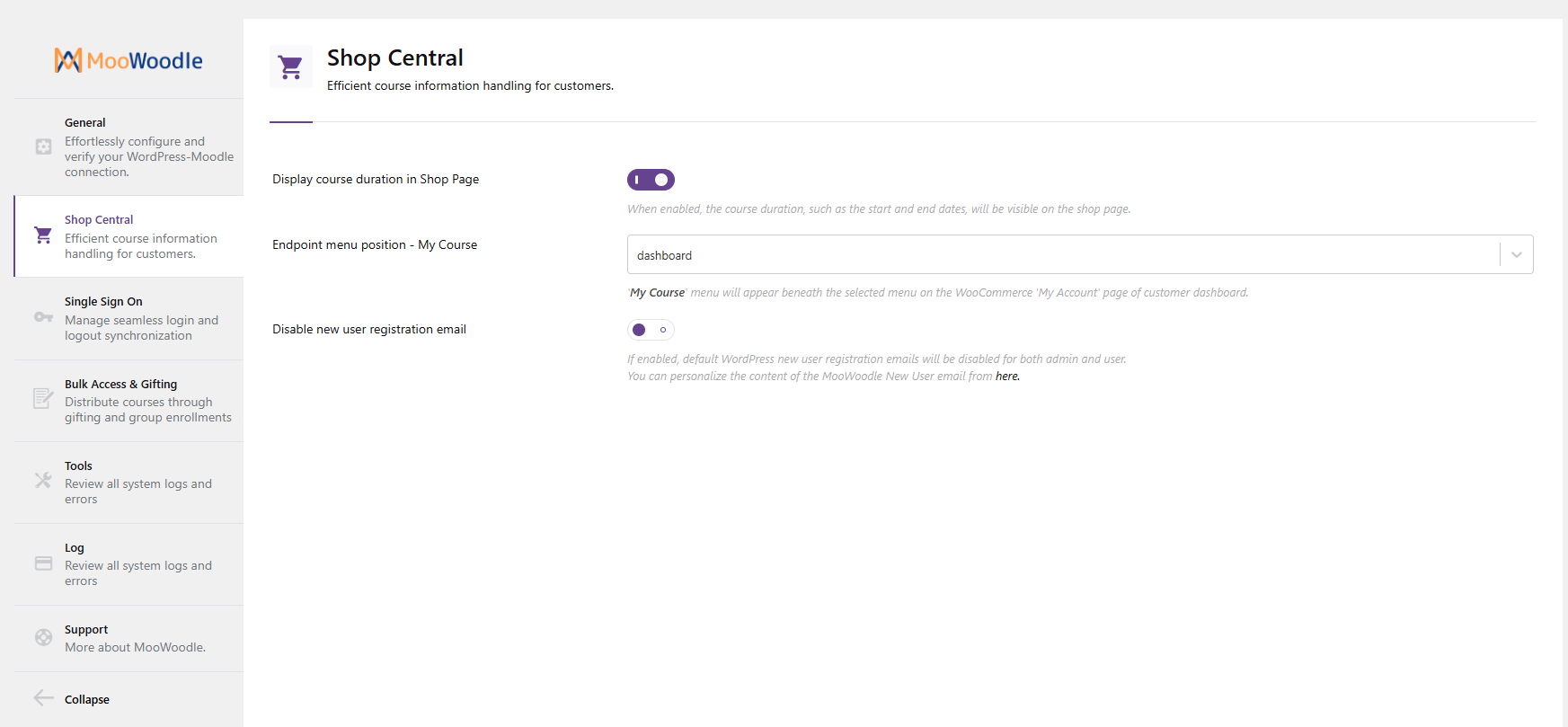 In "External Services," click "Add" to include your external service.