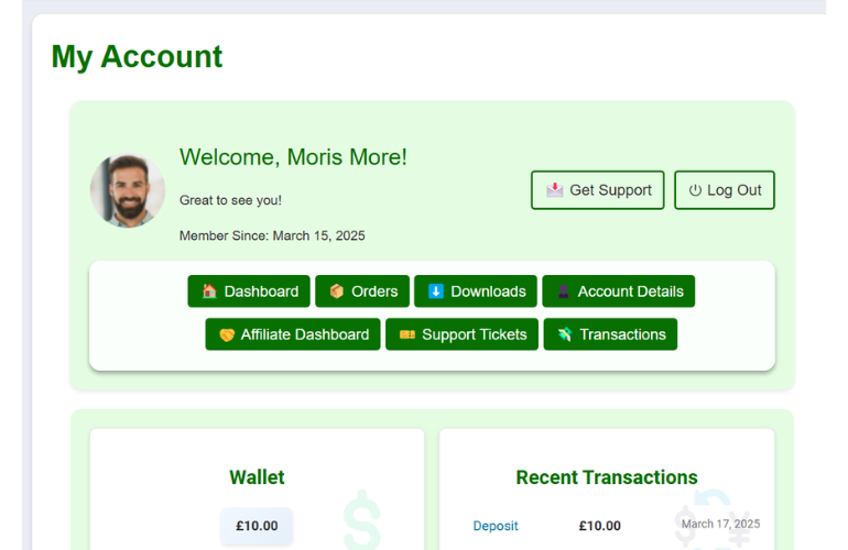 Locked affiliate upgrade prompt