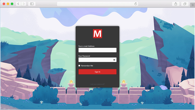 Custom login design 2