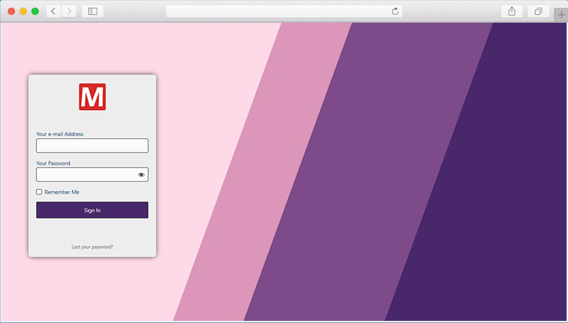 Custom login design 3
