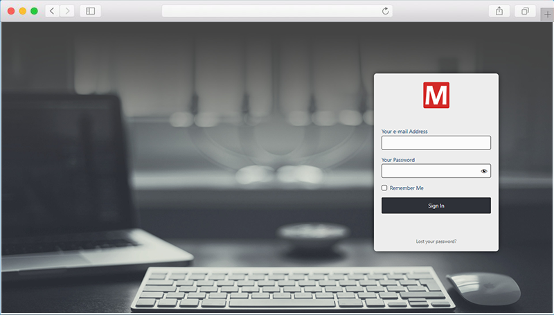 Custom login design 4