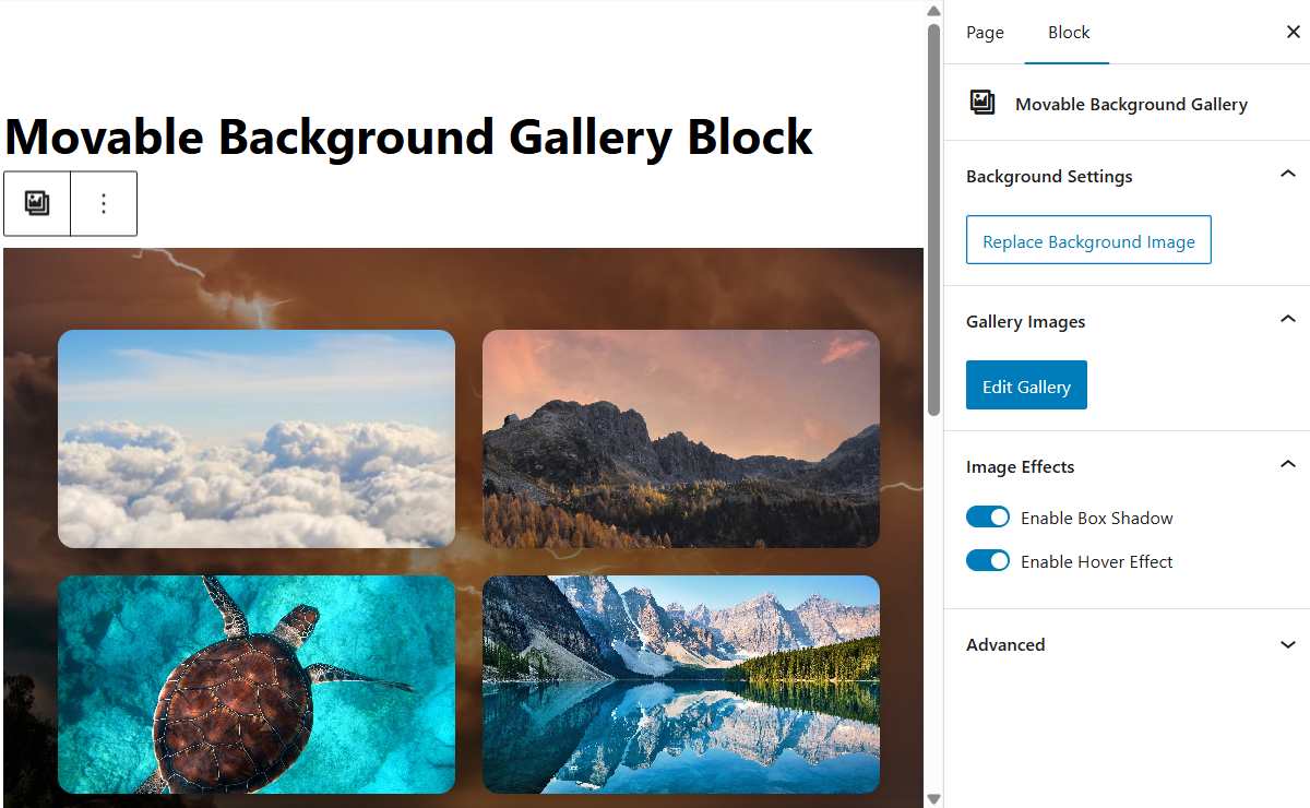 Example of editor output.