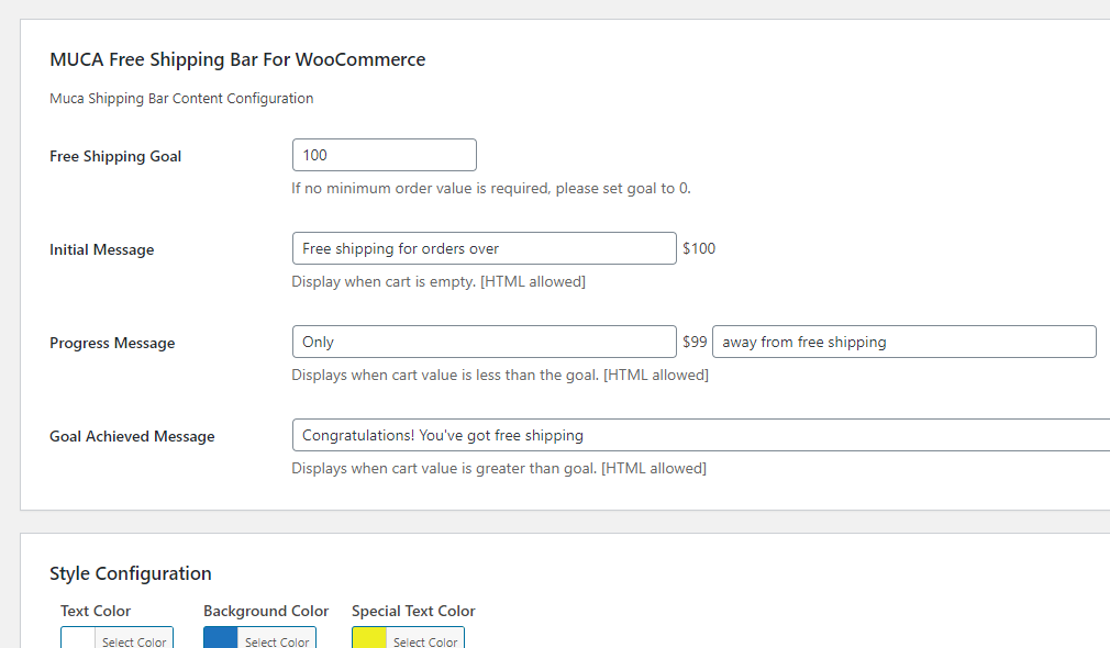 Admin Setting