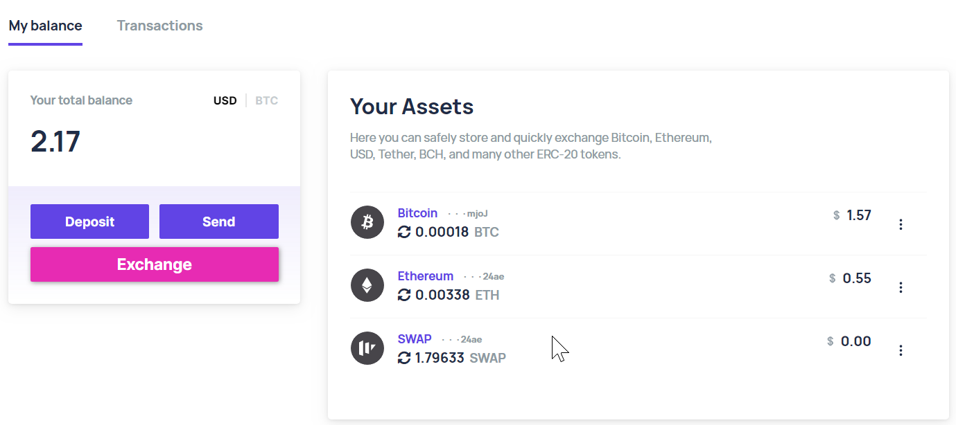 Example Multi Wallet