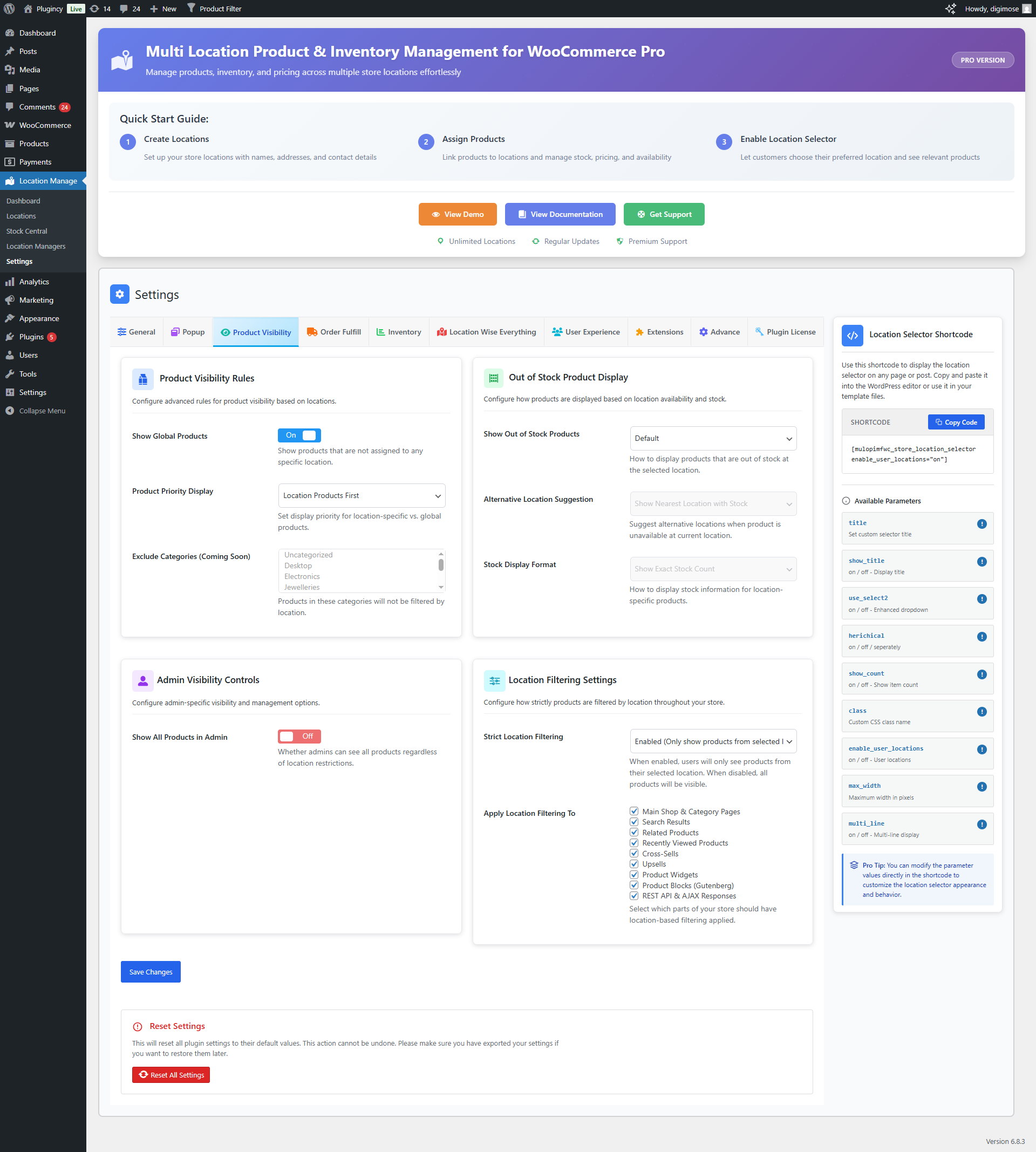 Automatic user location detection & unlimited location store