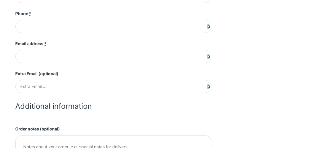 Extra Email Field in Checkout Form.