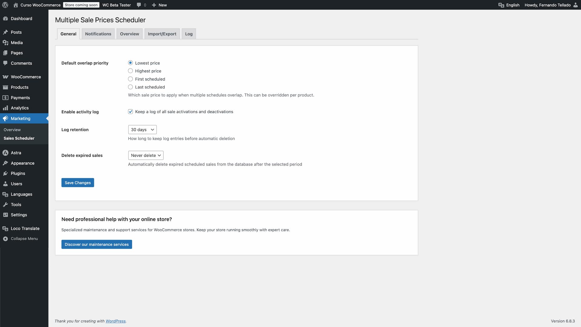 Import/Export functionality with CSV template