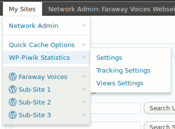 Multisite Toolbar Additions: Included plugin support for Network aware plugins. ([Click here for larger version of screenshot](https://www.dropbox.com/s/ztu9haeh48eg6lr/screenshot-2.png)).