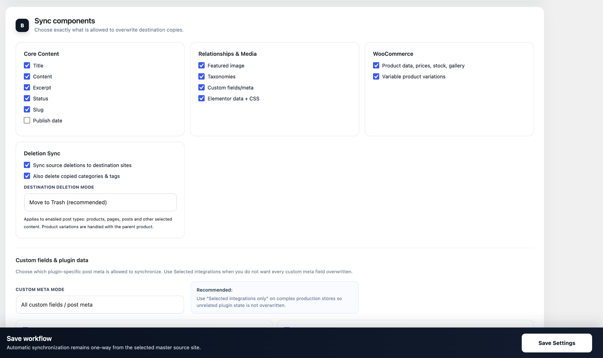 Jobs Manager with verification and recovery actions.
