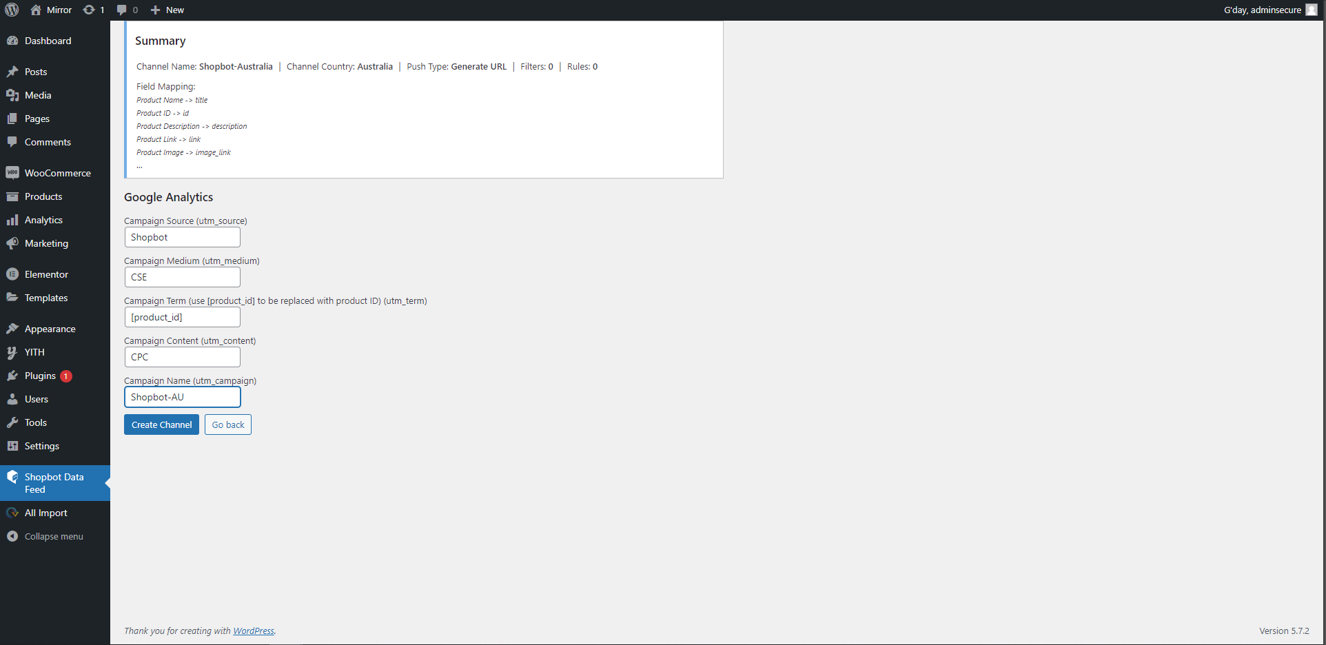 Add UTM Tags